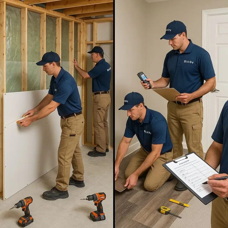 Repairs and Reconstruction process in Northport, ME